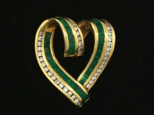 HEART SLIDER DIAMOND PENDANT 5 3D 프린트 모델