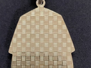 EGYPTIAN KING TUT HEAD PHARAOH MUMMY GOLD PENDANT 3D Baskı Modeli