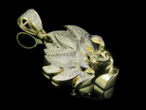 GOKU DIAMOND PENDANT 3D Print Model