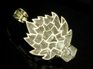 GOKU DIAMOND PENDANT 3D Print Model