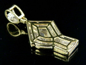LIVES MATTER HAND DIAMOND PENDANT Modèles 3D en vedette