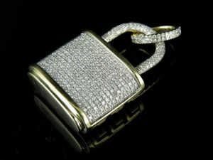 LOCK DIAMOND PENDANT 3Dプリントモデル