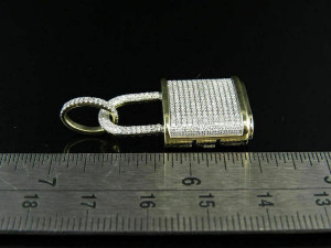 LOCK DIAMOND PENDANT 3Dプリントモデル