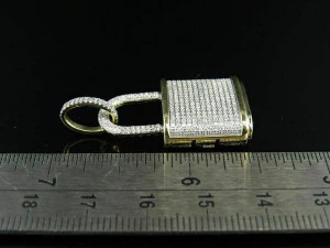 LOCK DIAMOND PENDANT 3D Print Model