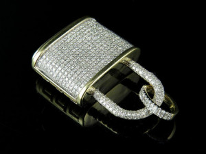 LOCK DIAMOND PENDANT 3Dプリントモデル