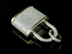 LOCK DIAMOND PENDANT 3D Print Model