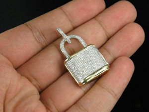 LOCK DIAMOND PENDANT 3Dプリントモデル