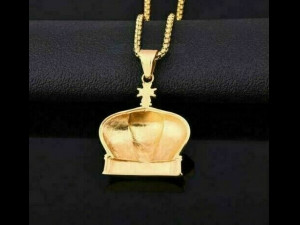 KING OF CROWN CHARM DIAMOND PENDANT 3D Принт Модель