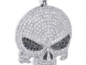 PUNISHER SKULL DIAMOND PENDANT 3D 프린트 모델