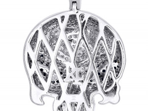 PUNISHER SKULL DIAMOND PENDANT 3D 프린트 모델