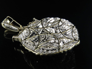 LION FACE MENS DIAMOND PENDANT 3D 打印模型