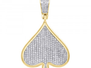 SPADE POKER ACE DIAMOND PENDANT 3 Modèles 3D en vedette