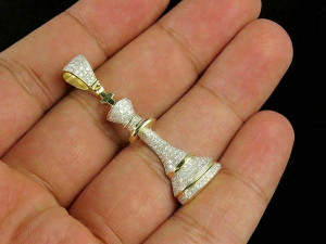 KING CHESS DIAMOND PENDANT 3D 프린트 모델