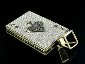 ACE DIAMOND PENDANT 4 3D Print Model