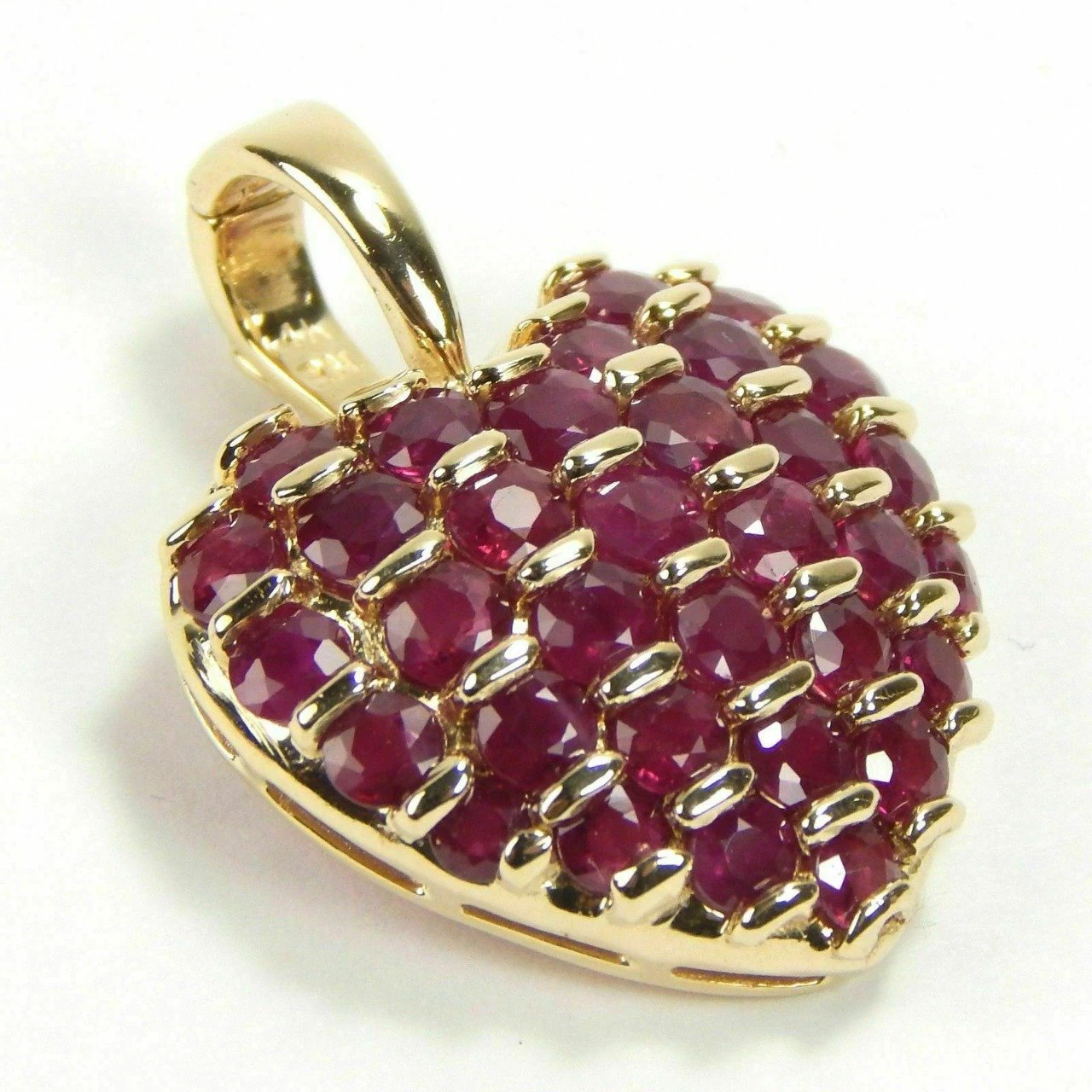 HEART RUBY DIAMOND PENDANT 6 3D Print Model .c4d .max .obj .3ds .fbx .stl .blend 