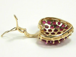 HEART RUBY DIAMOND PENDANT 6 3D Print Model