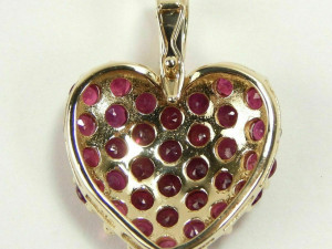HEART RUBY DIAMOND PENDANT 6 3D 프린트 모델