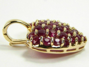 HEART RUBY DIAMOND PENDANT 6 3D 프린트 모델