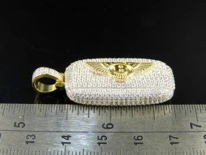 BENTLEY MEN DIAMOND PENDANT 3D Print Model