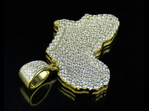 AFRICA DIAMOND HIP HOP PENDANT 3D Print Model