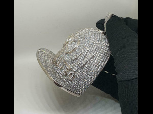 UNIQUE GOON CUSTOMIZED CAP SHAPE DIAMOND HIP HOP PENDANT Modello di stampa 3D