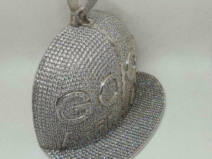 UNIQUE GOON CUSTOMIZED CAP SHAPE DIAMOND HIP HOP PENDANT Modello di stampa 3D