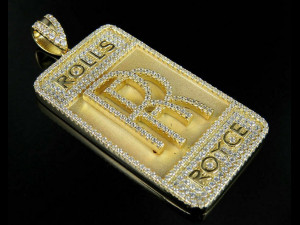 ROLLS- ROYC DIAMOND HIP HOP PENDANT Modèles 3D en vedette