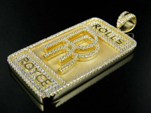 ROLLS- ROYC DIAMOND HIP HOP PENDANT 3D प्रिंट मॉडल