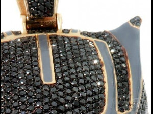 BLACK PANTHER MASK DIAMOND HIP HOP PENDANT 2 3D Print Model