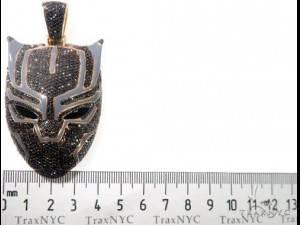 BLACK PANTHER MASK DIAMOND HIP HOP PENDANT 2 3D Print Model
