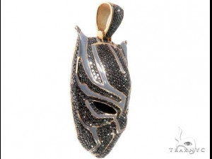 BLACK PANTHER MASK DIAMOND HIP HOP PENDANT 2 3D Print Model