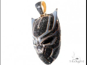 BLACK PANTHER MASK DIAMOND HIP HOP PENDANT 2 3D Print Model