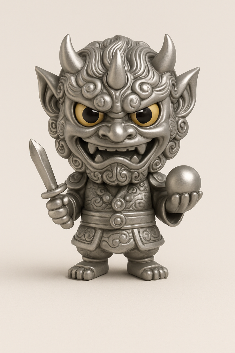Japanese Oni Demon Monster Model do druku 3D .c4d .max .obj .3ds .fbx .stl .blend 