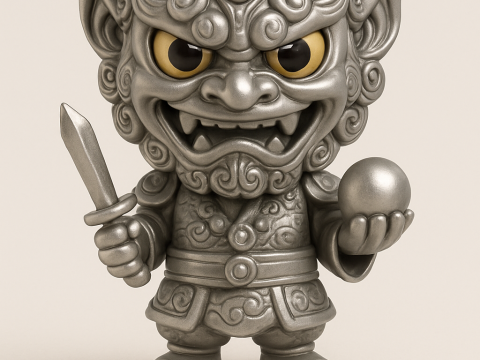 Japanese Oni Demon Monster 3D 프린트 모델