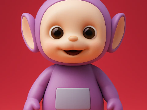 Tinky Winky 来自 天线宝宝 3D 打印模型