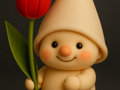 気まぐれな世界 3Dプリントモデル