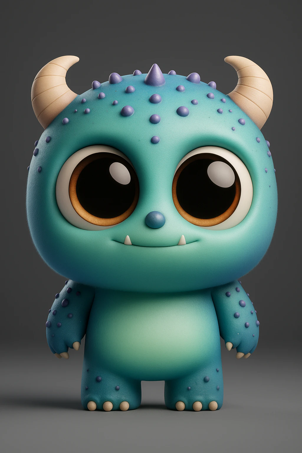 Chibi Monster Fun 3D Print Model .c4d .max .obj .3ds .fbx .stl .blend 