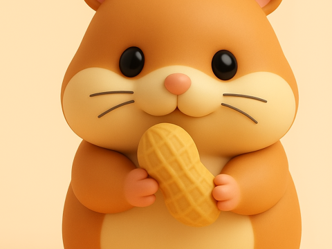 Rodent Rhapsody - Stylized Hamster Model Cetak 3D