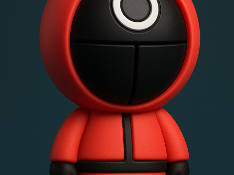 Squid Game Guard 3D 打印模型