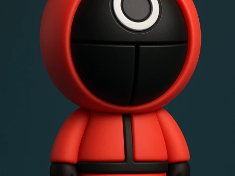 Squid Game Guard 3D Print Model