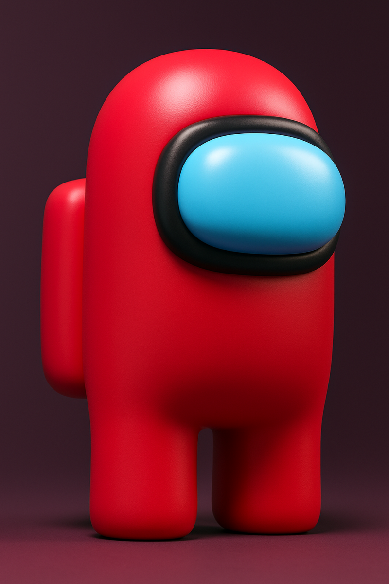 Among Us Game Character Modelo de impresión 3D .c4d .max .obj .3ds .fbx .stl .blend