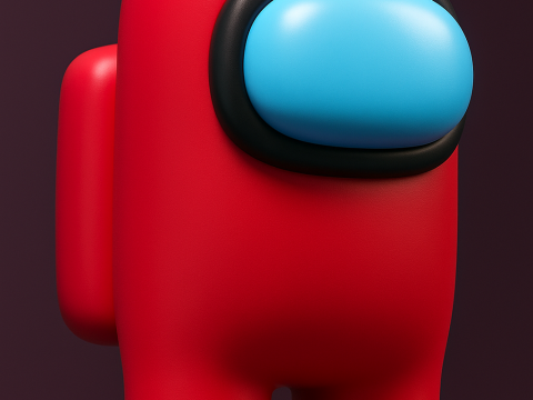 Among Us Game Character Modelo de impresión 3D
