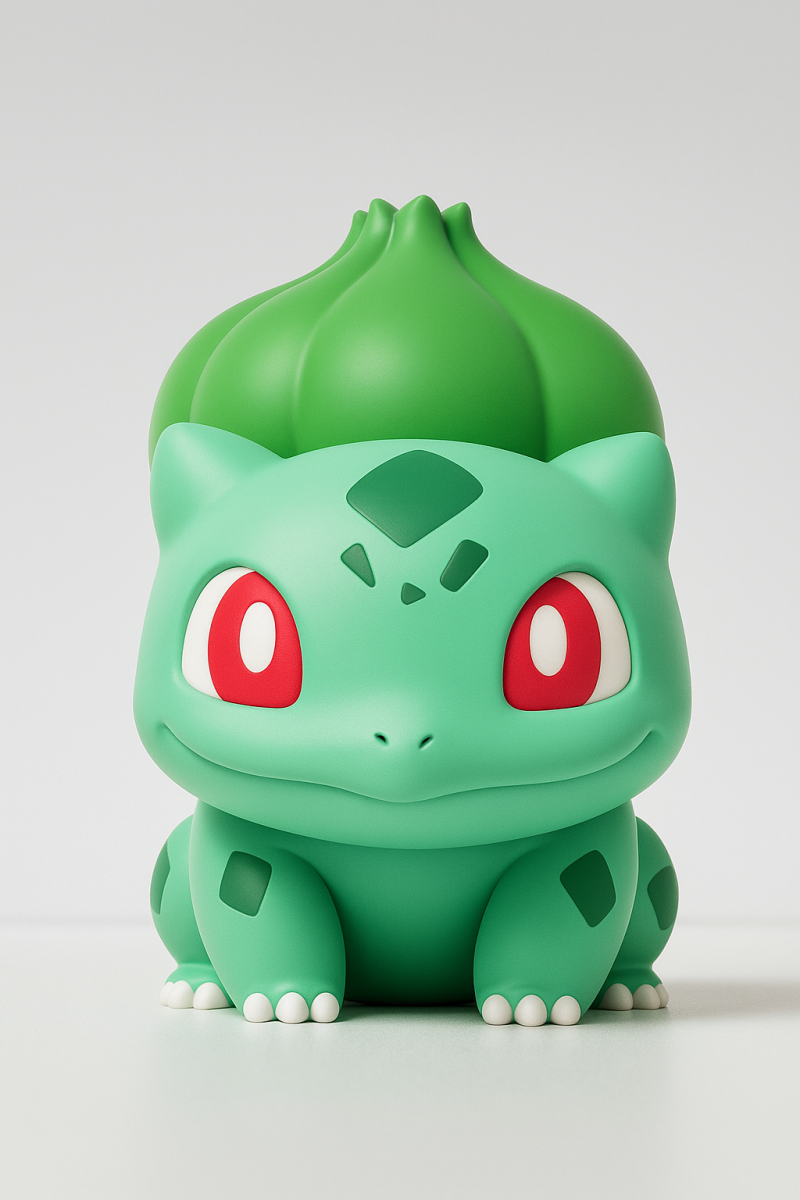 Pokemon Bulbasaur 3Dプリントモデル .c4d .max .obj .3ds .fbx .stl .blend 