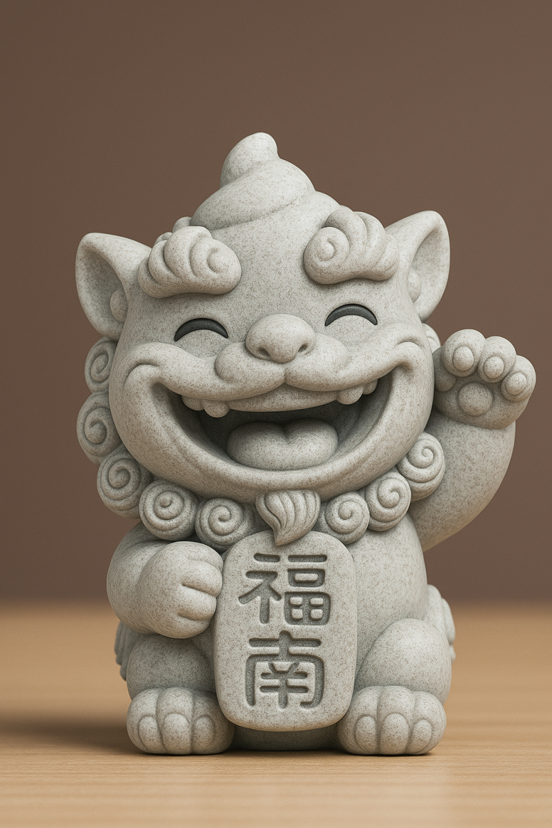 Charming Feng Shui Lion Figure Modelo de impresión 3D .c4d .max .obj .3ds .fbx .stl .blend