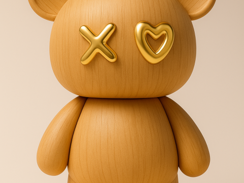 BUKA - Teddy Bear Modèles 3D en vedette