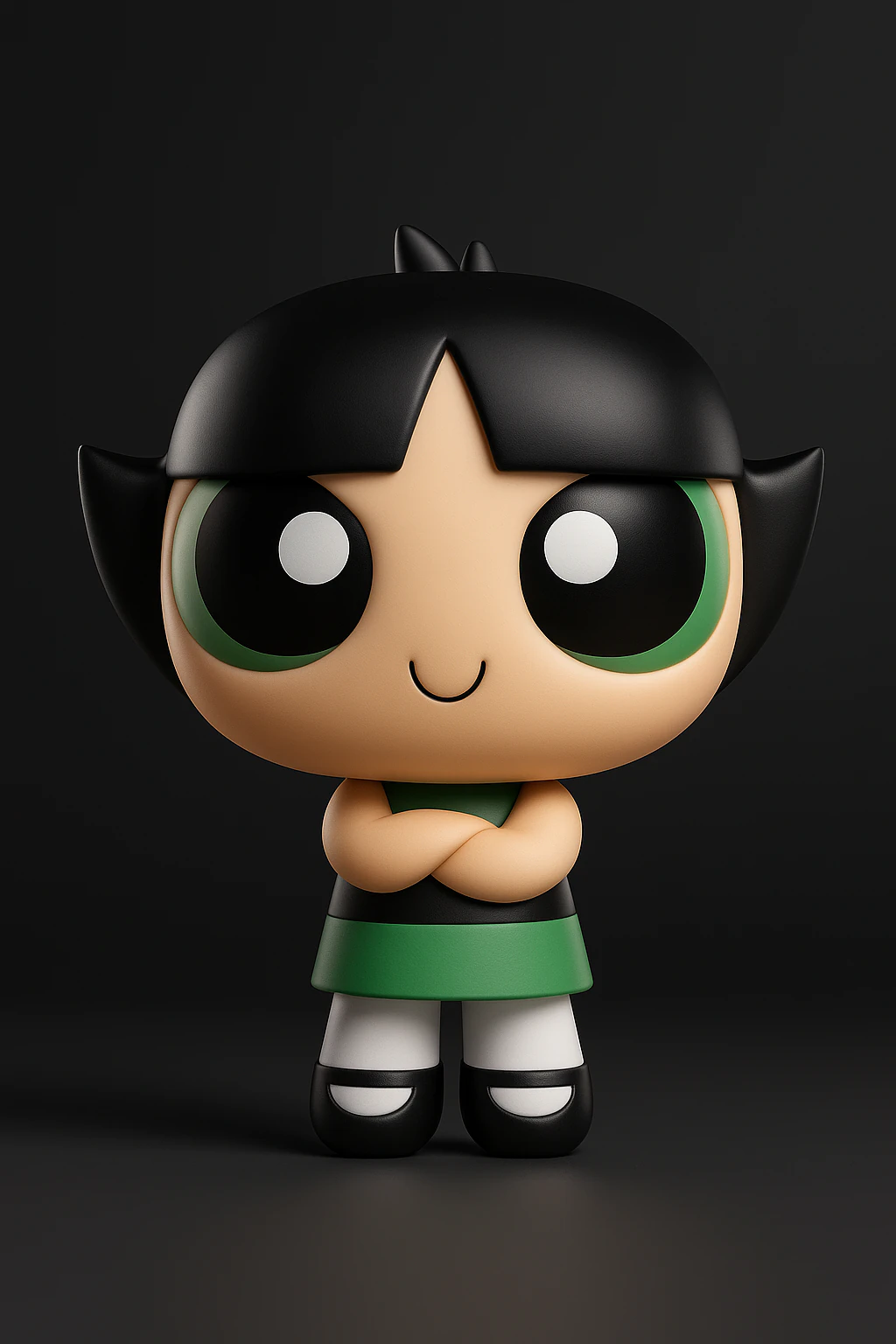 BUTTERCUP Powerpuff Girls 3D Print Model .c4d .max .obj .3ds .fbx .stl .blend 