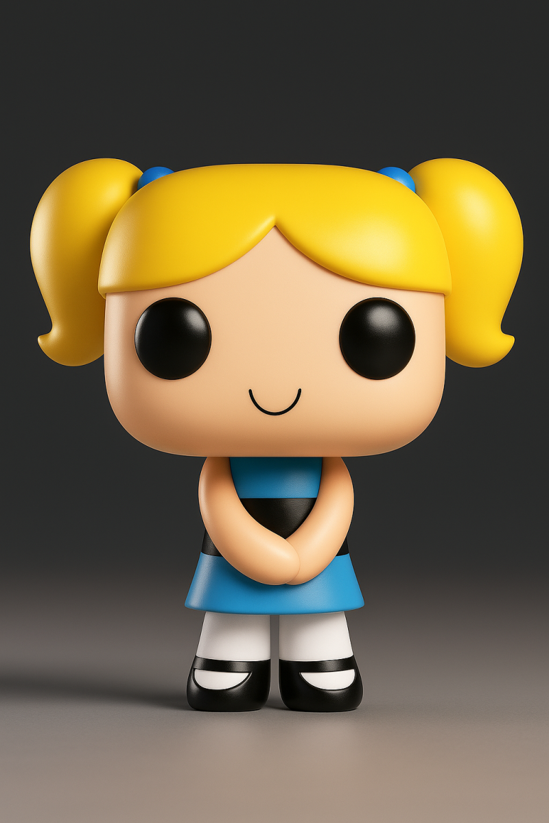 BUBBLES Powerpuff Girls 3D Print Model .c4d .max .obj .3ds .fbx .stl .blend