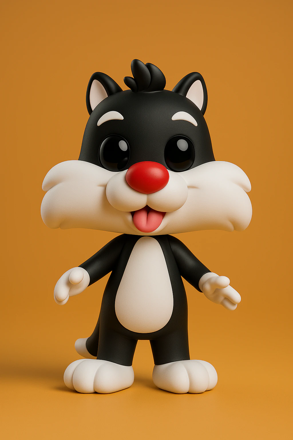 Sylvester - Looney Tunes 3D Print Model .c4d .max .obj .3ds .fbx .stl .blend 