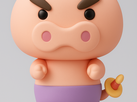 Banpresto Crayon ShinChan Buriburi Zaemon 3D 打印模型