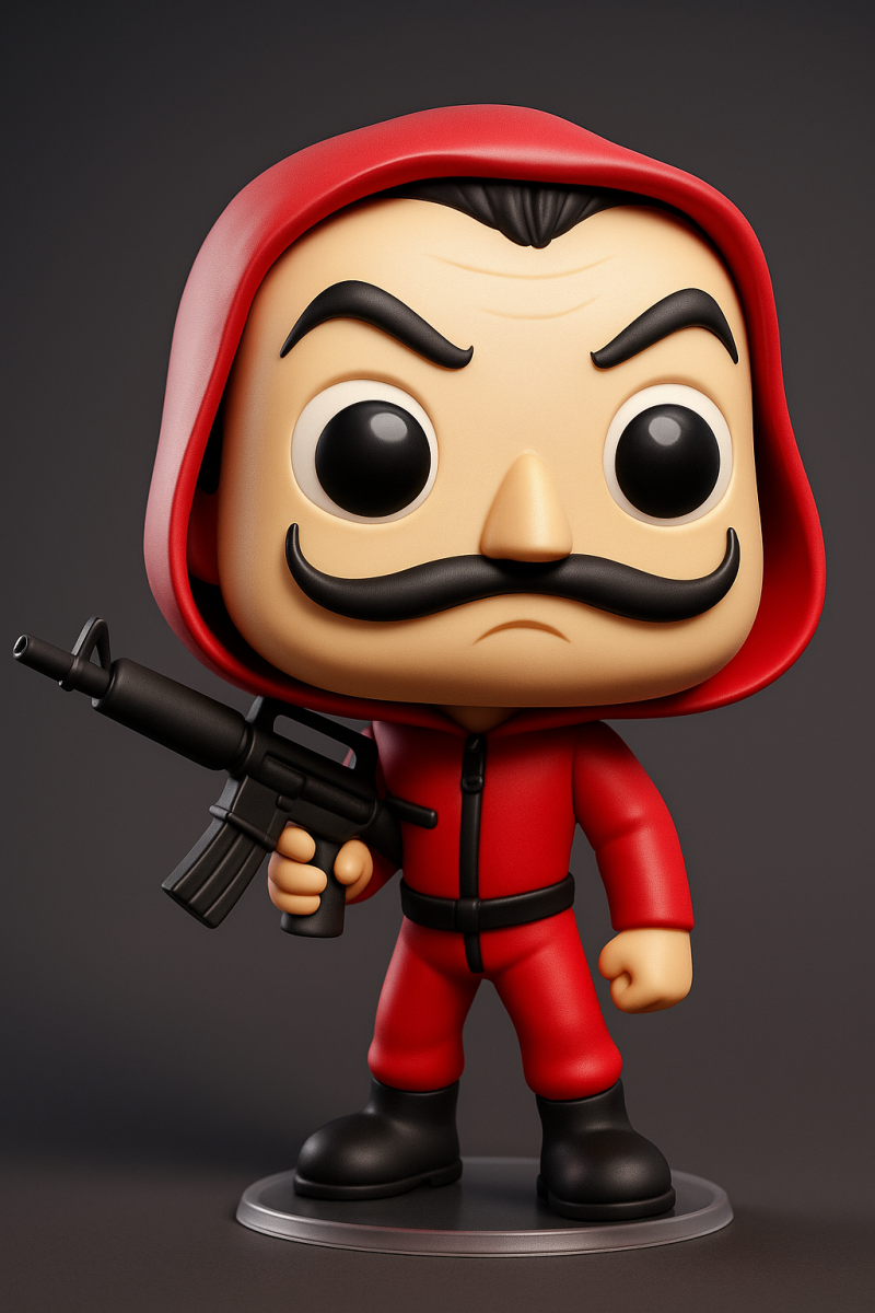 Money Heist - La Casa de Papel 3D Print Model .c4d .max .obj .3ds .fbx .stl .blend 